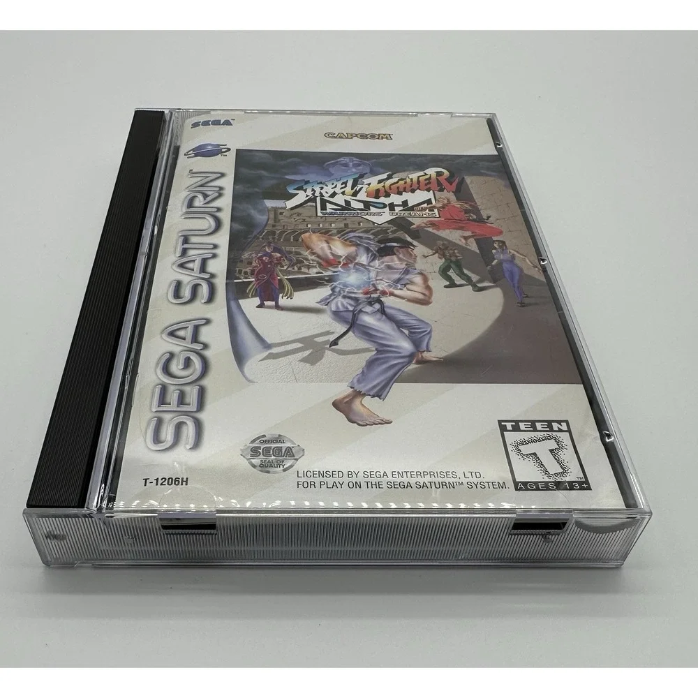 STREET FIGHTER ALPHA WARRIORS' DREAMS SEGA SATURN CIB FOAM REG INSERT TESTED